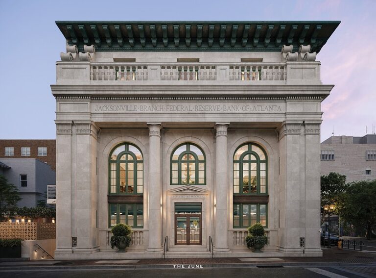 The June, former Federal Reserve Building in downtown Jacksonville